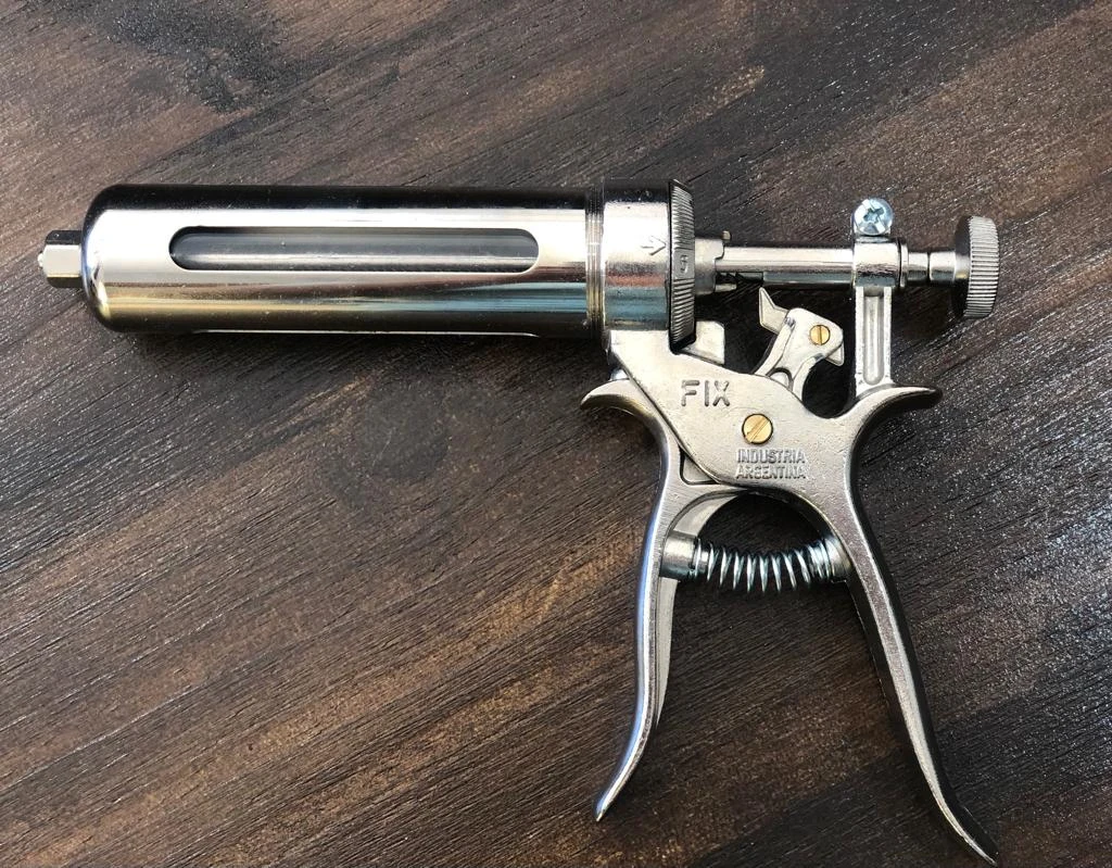 Jeringa Automatica 50cc Cuerpo Metal