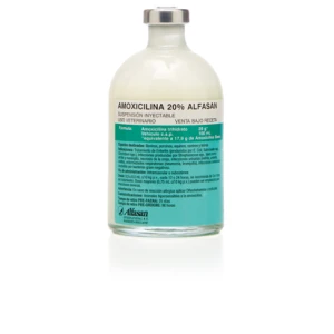 Amoxicilina Inyectable 20% 100 ml Alfasan