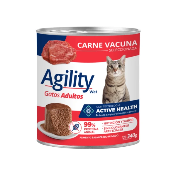 AGILITY WET GATO ADULTO