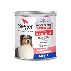 SIEGER WET ADULT SALMON & CHICKEN