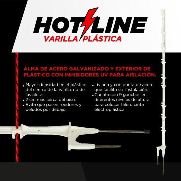 Varilla Plástica con Alma de Acero - Imagen 2