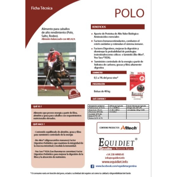 Equidiet POLO x 25 kg - Imagen 2