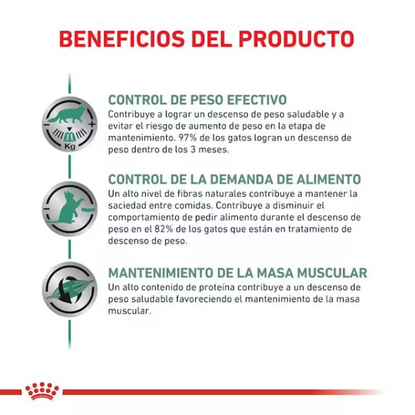 ROYAL CANIN SATIETY SUPPORT WEIGHT MANAGEMENT FELINE - Imagen 3